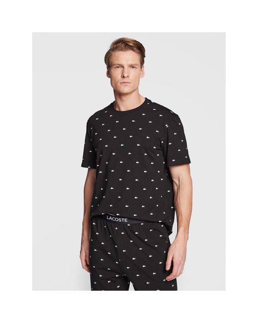 Lacoste Pyjama 4H3304 Regular Fit in Black für Herren
