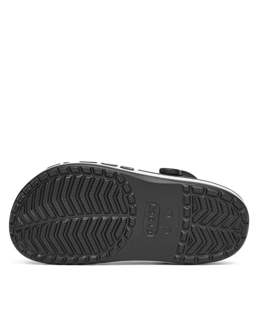 CROCSTM Black Pantoletten Bayaband Clog 205089-066