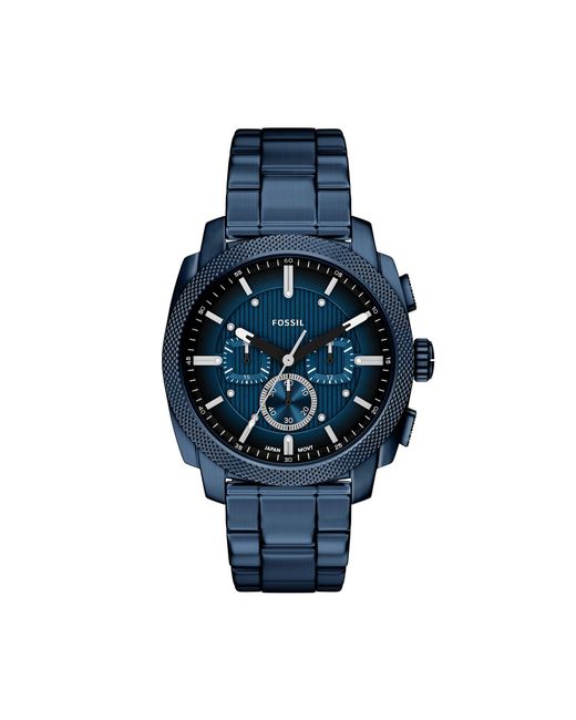 Fossil Uhr Machine Chrono Fs6167 in Blue für Herren