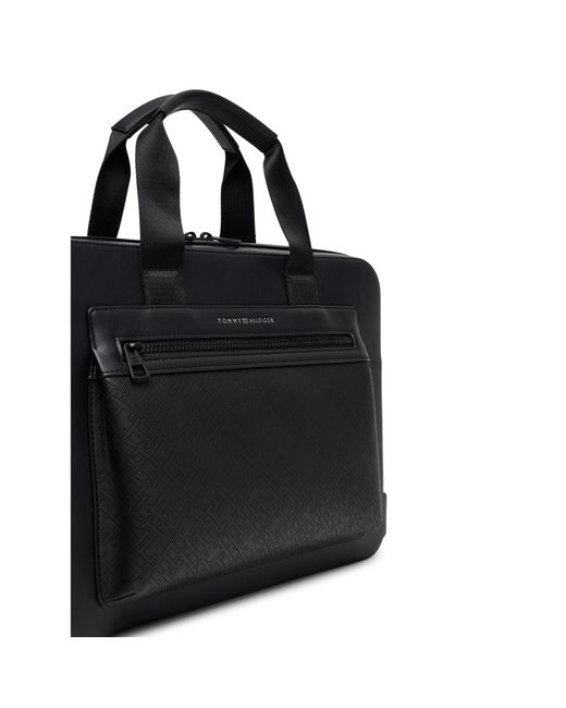 Tommy Hilfiger Laptoptasche Th Monogram Computer Bag Am0Am13835 in Black für Herren