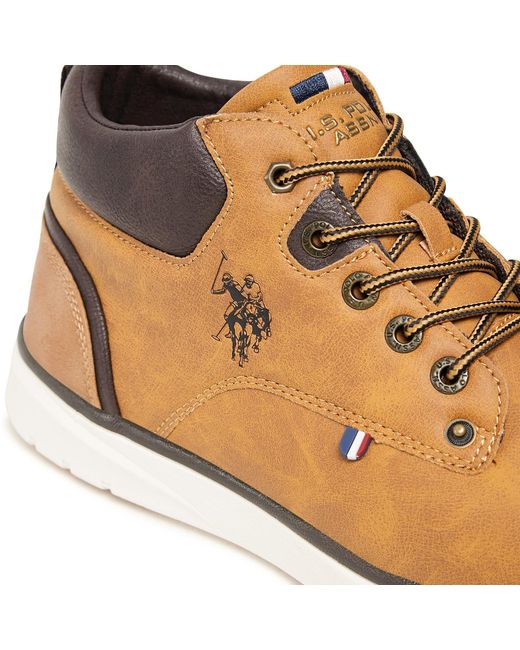 U.S. POLO ASSN. Schnürschuhe ygor004a tan in Brown für Herren