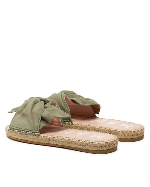 Manebí Green Espadrilles Hamptons Sandals With Knot W 0.1 Jk Grün