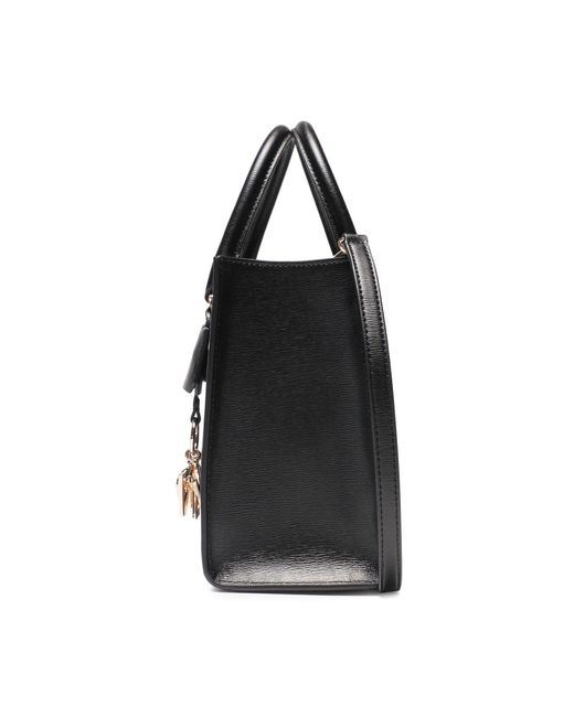 DKNY Black Handtasche perri box satchel r33d3y94 blk/gold bgd
