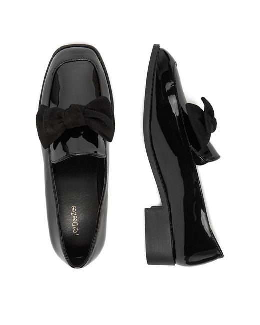 DeeZee Black Slipper Sq873-1
