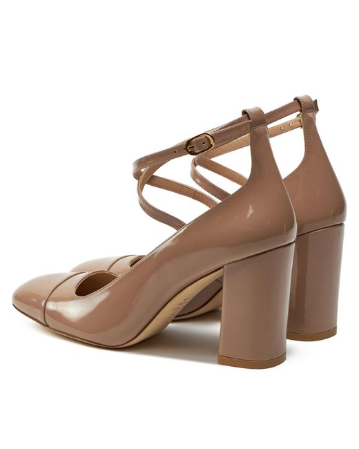 Stuart Weitzman Brown Pumps Eden Strap 85 Sk086
