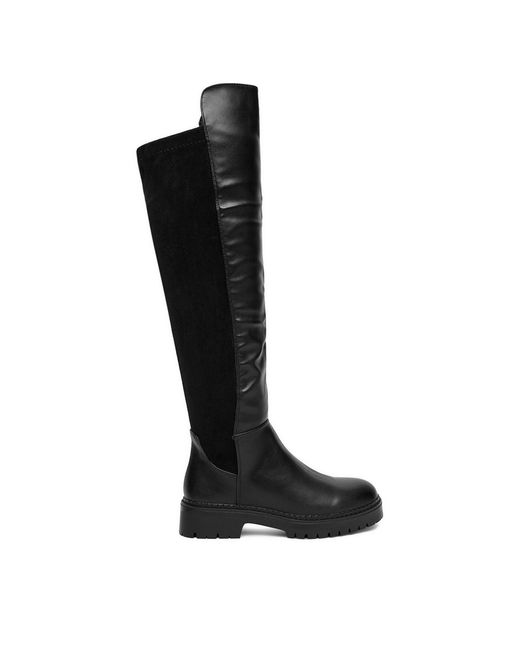 DeeZee Black Overknees 58573-10