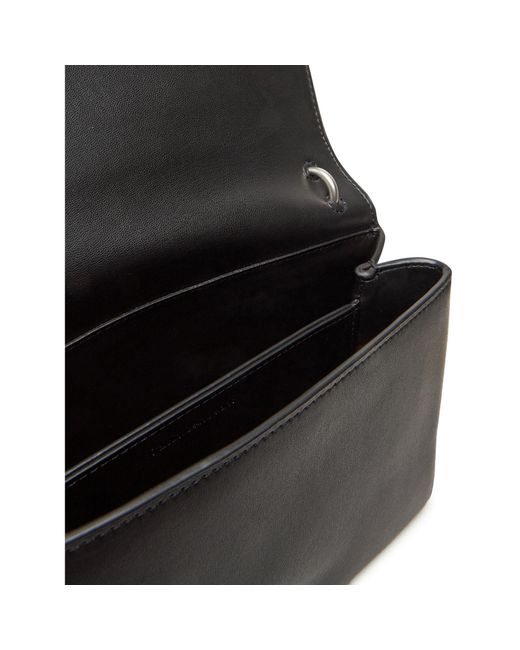 Calvin Klein Black Handtasche Sculpted Ew Flap Conv Chain Lv04K3035G