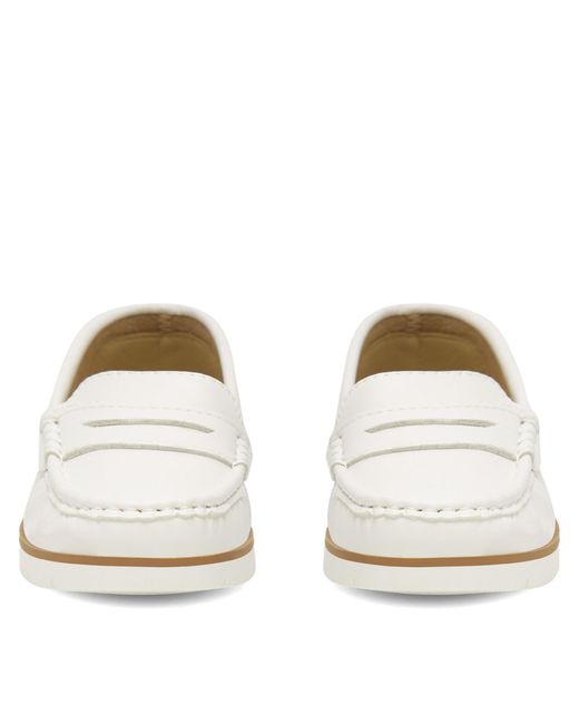 Clara Barson. White Mokassins Wyl3648-1
