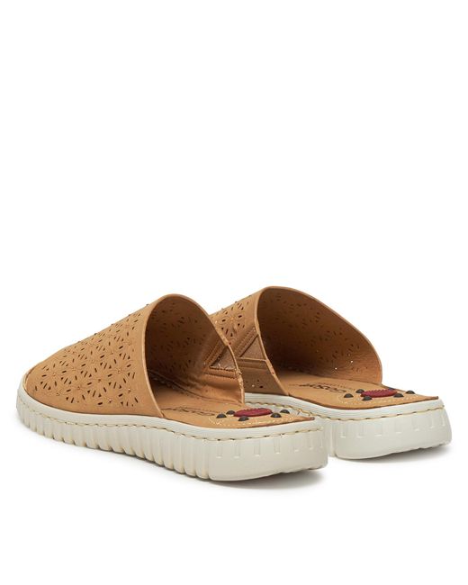 Go Soft Brown Pantoletten La3J9143-4