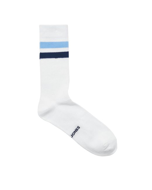 Jack & Jones 5Er-Set Hohe Herrensocken Tirana 12277074 in White für Herren