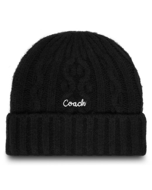 COACH Black Mütze Ccl47