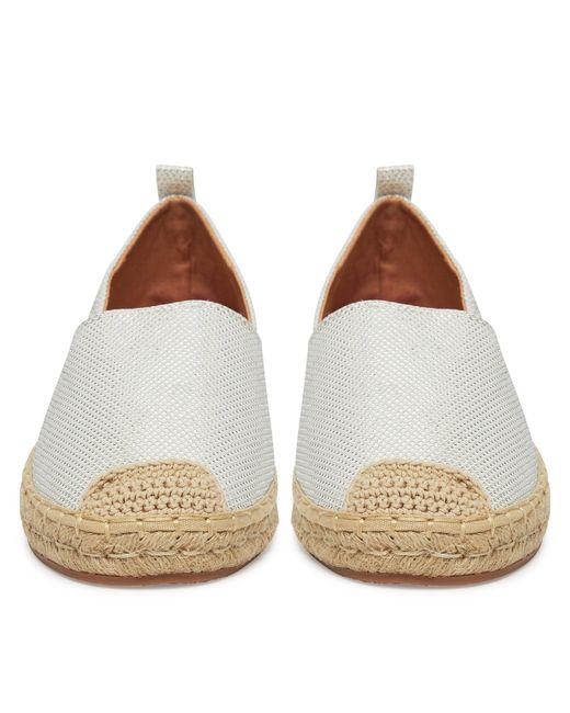 DeeZee White Espadrilles S289-5
