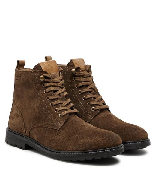 Pepe Jeans Schnürschuhe Pms50247 in Brown für Herren