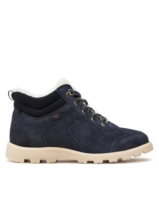 Caprice Blue Schnürschuhe 9-26204-43