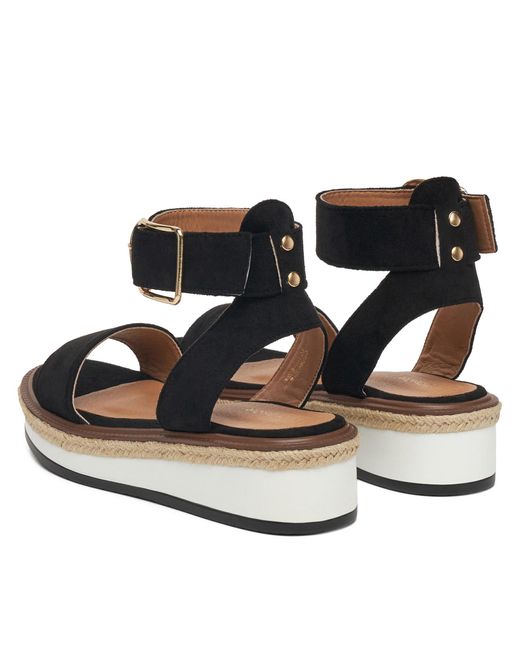 DeeZee Black Sandalen Ws091-01