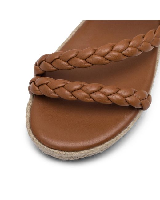 DeeZee Brown Espadrilles E8875-1