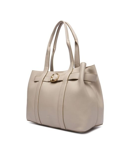 Calvin Klein Natural Handtasche Buckle Medium Tote Lv04F3294G