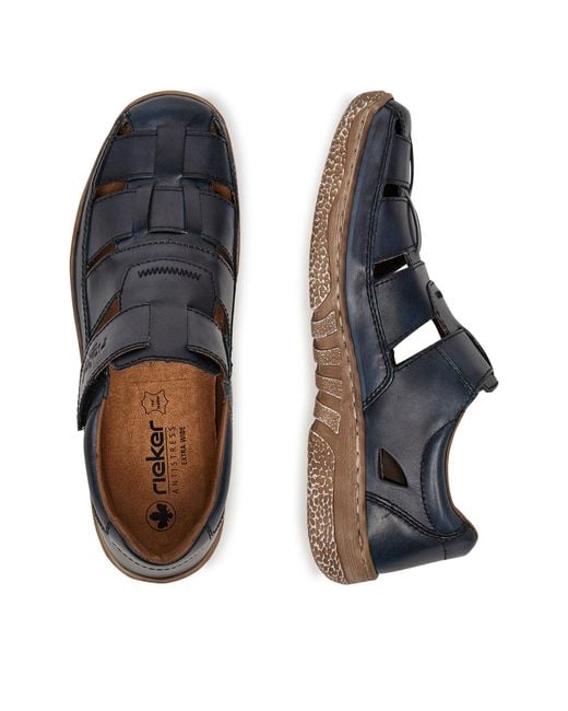Rieker Sandalen 03578-14 in Blue für Herren