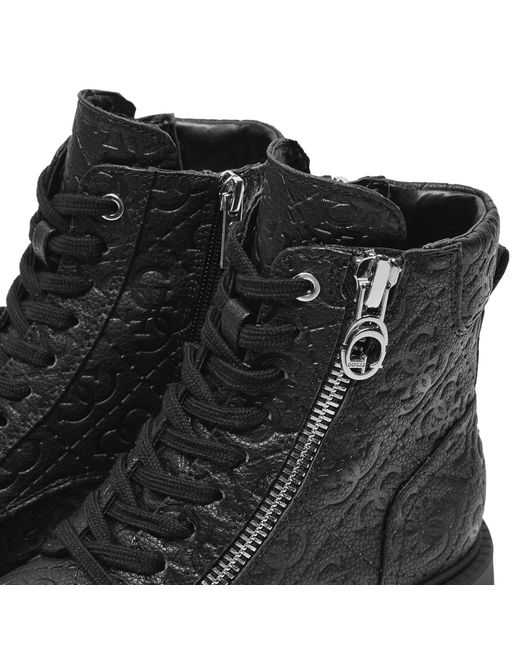 Guess Black Stiefeletten Fiona Fltfio Fal10