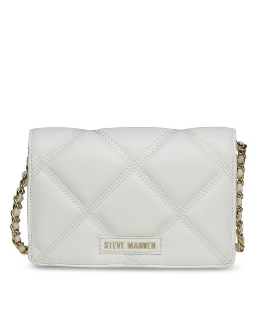 Steve Madden White Handtasche Bendue Crossbody Sm13001105-02002-Crm Weiß