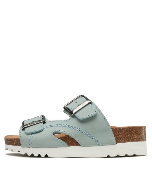 Scholl Blue Pantoletten Moldava Wedge Ad Mf30623