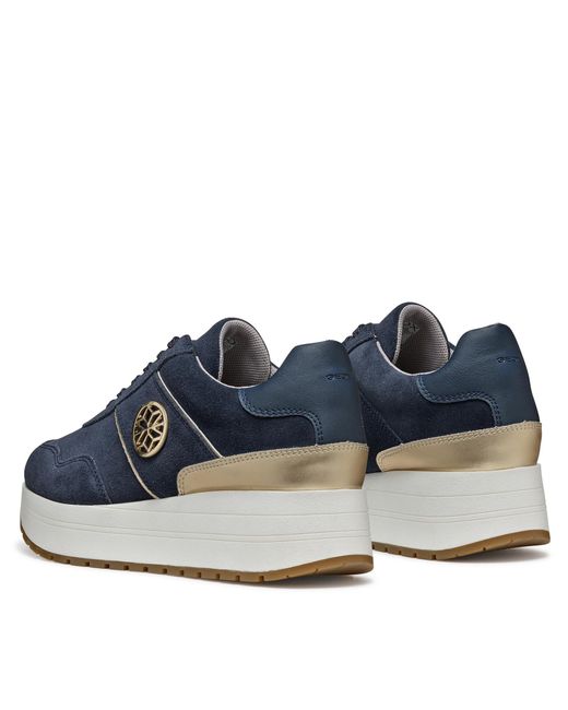 Geox Blue Sneakers D New Kency D55Mza 022Bn Cf42L