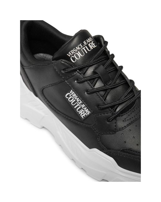 Versace Jeans Couture Black Sneakers Speedtrack 77Va3Sc2