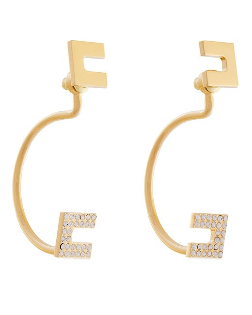 Elisabetta Franchi Metallic Ohrringe Or-56M-52E2-V190