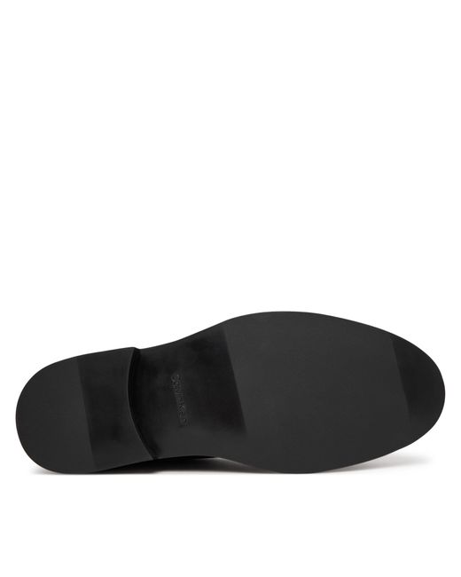 Calvin Klein Halbschuhe Ess Rubber Derby Lth Hm0Hm02056 in Black für Herren