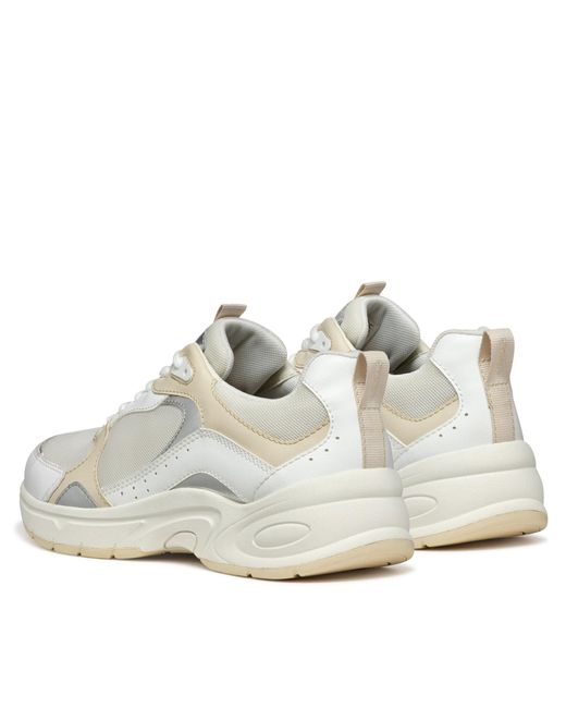 Geox White Sneakers D Zarvia D55Yla 01454 C1Z1S