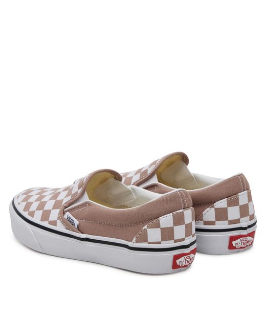 Vans Natural Sneakers Aus Stoff Classic Slip-On Vn000D6Ye2V1