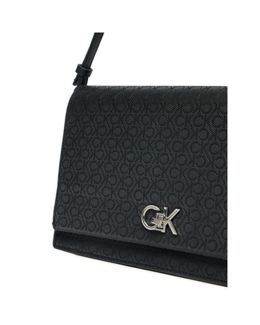 Calvin Klein Black Handtasche Ck Elongated Shoulder Bag_Mono K60K613139