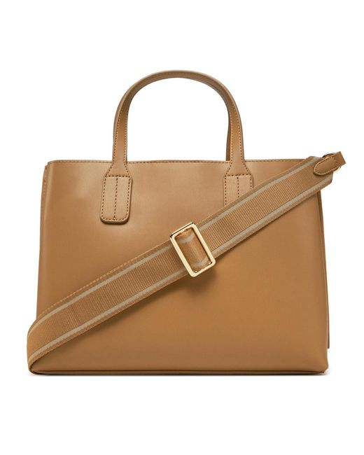 Tommy Hilfiger Brown Handtasche Th Distinct Mini Tote Aw0Aw17192