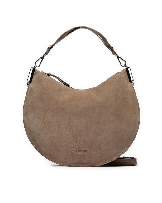 Coccinelle Brown Handtasche Qkg Sunup Suede E1 Qkg 13 01 01
