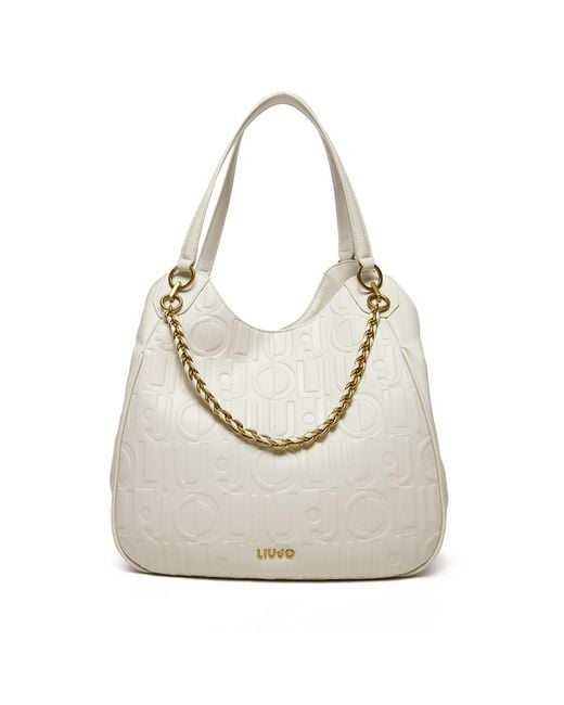 Liu Jo White Handtasche Ecs L Satchel Aa5054 E0538