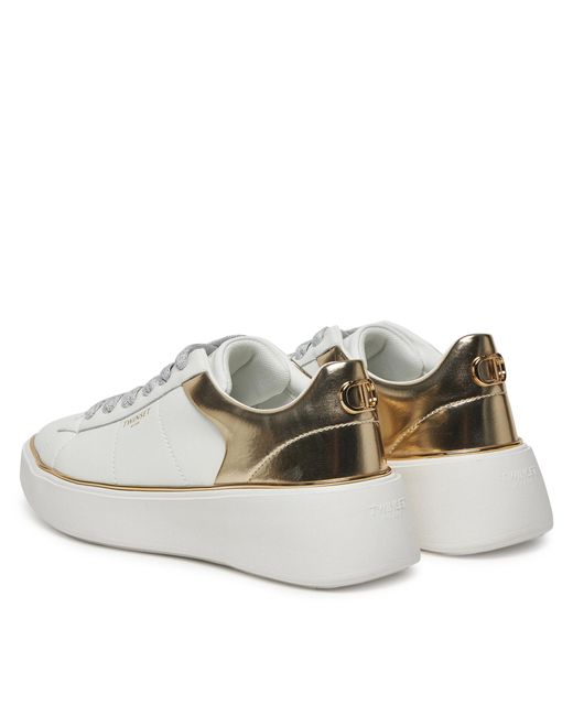 Twinset White Sneakers 251Tcp042
