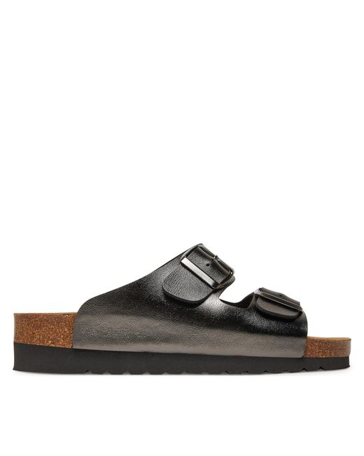 Grünland Black Pantoletten Hola Cb0972