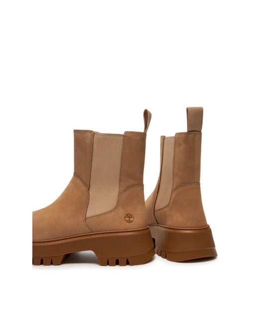 Timberland Brown Klassische Stiefeletten Mid Pull On Boot Tb0A6Fchen71