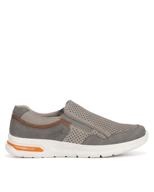 Rieker Halbschuhe B7355-40 in Gray für Herren