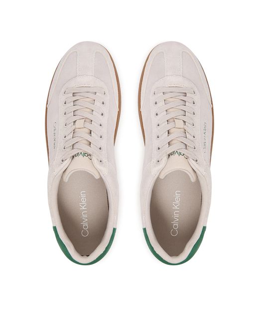 Calvin Klein Sneakers Low Cupsole Laceup Su Hm0Hm01946 in White für Herren