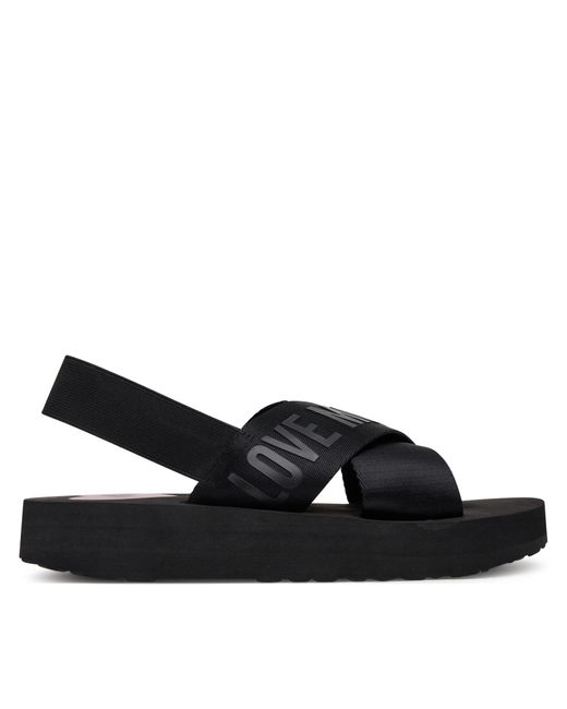 Love Moschino Black Sandalen Ja16214G0Mix4000