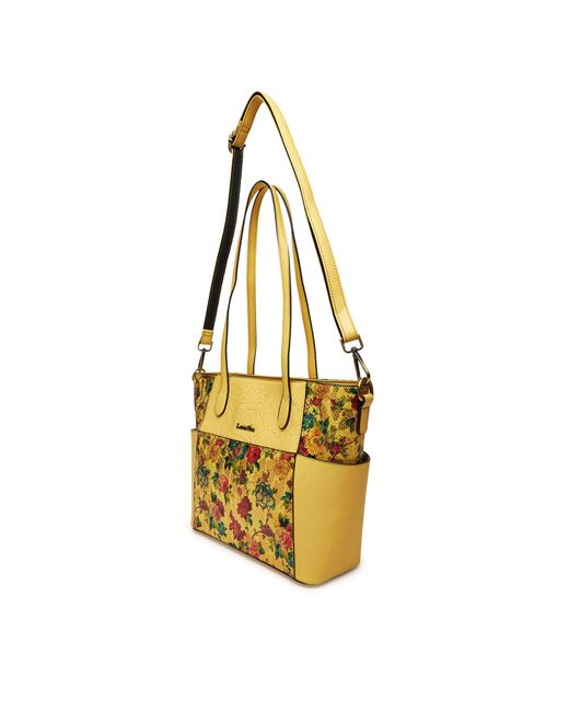 LAURA VITA Yellow Handtasche Amep 03