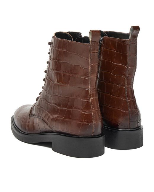 Gino Rossi Brown Schnürschuhe C-Adele-25217
