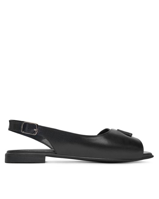 LASOCKI Black Sandalen Wi23-Flower-03