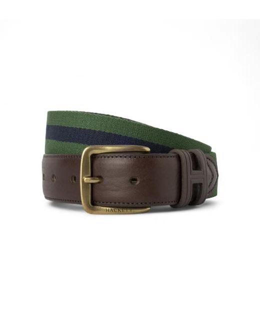 Ceinture À Rayures Vertes Hackett pour homme en coloris Green