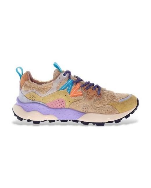 Baskets En Cuir Yamano3 Flower Mountain en coloris Multicolor