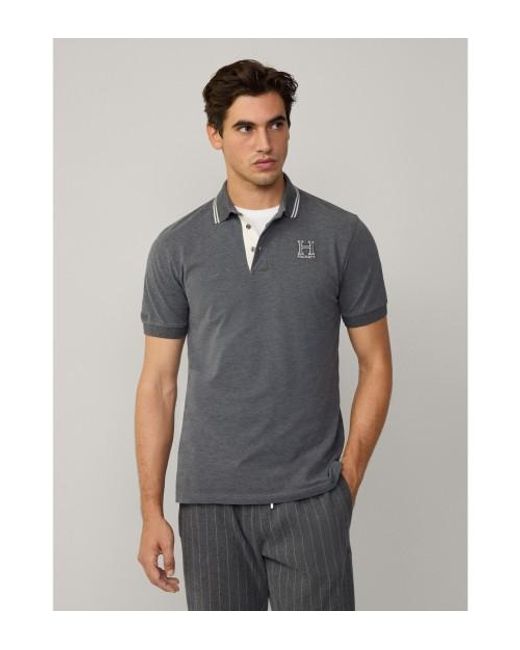Polo Heritage H Hackett pour homme en coloris Gray