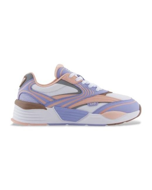 Baskets Ace Runner Pop Multicolores EA7 en coloris Blue