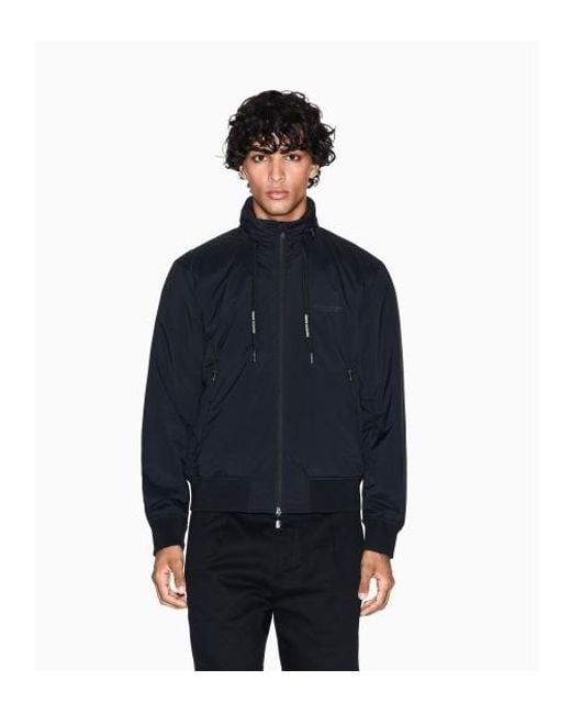 Veste Coupe-Vent Noire ARMANI EXCHANGE pour homme en coloris Blue