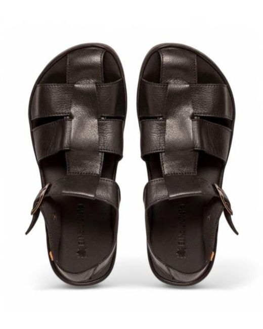 Sandales En Cuir N5681 Bare Sandals El Naturalista en coloris Black